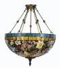 Tiffany 27&quot; Floral & Dragonfly Fixture Lamp-G271461-1e/P1519K524