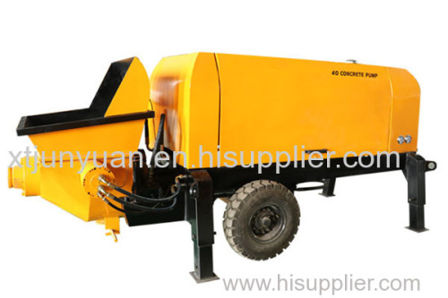 trailer mounted concrete pump