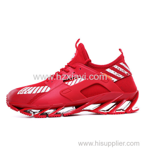 Fashion sports shoes sneakers men running shoes spring blade shoes men brand