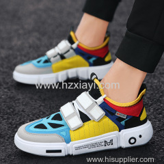 China suppliers wholesale latest designs high top sneakers lace up skateboard shoes men