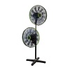 EC Double Head Standing-floor Fan With Brushless Permanent Magnet EC motor Wifi Bluetooth Radio Frequency Remote-18&quot;