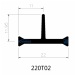 High Precision Extruded 22mm PA66 GF25 Thermal Insulating Polyamide Profiles