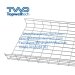 Electro-Zinc Wire Mesh Cable Tray Electro Galvanised Cable Trunking