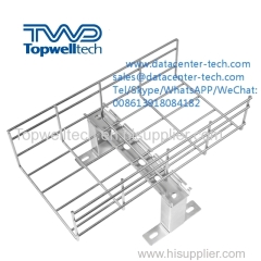 Electro-Zinc Wire Mesh Cable Tray Electro Galvanised Cable Trunking