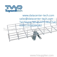 Electro-Zinc Wire Mesh Cable Tray Electro Galvanised Cable Trunking