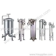 Industrial single cartridge filter housing