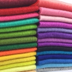 colored wool felt Material