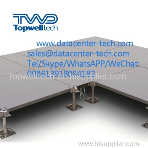 Full-steel Antistatic Raised Access Floor 600*600mm Customized