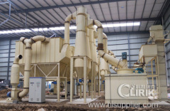 Vertical mill for Carborundum pulverizing