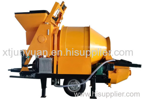 concrete mixer with pump