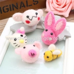 Hangmade cute wool felt toys