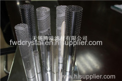 Diameter 38mm punched spiral welded pipe Filter punched spiral tube skeleton Center tube