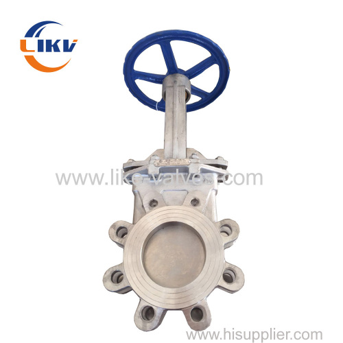 Stainless steel knife gate valve