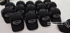 supply custom trucker caps with embroidery in black color for men