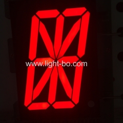 высокая яркость 2.3inch общий катод красный 16 сегмент буквенно-цифровой светодиодный дисплей