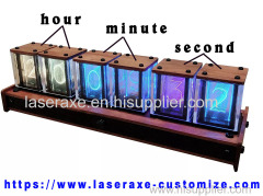 Nixie Tube Clock; Quasi Glow Tube Clock; Fashion Table Clock