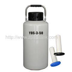 3L Liquid Nitrogen Container LN2 Dewar Liquid Nitrogen Tank