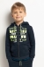 Childen's boys jacket with print of front fleece