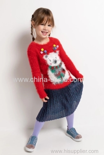 Childen's girls skirt with plisse