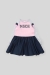 Childen's girls Dress with deco patch of front