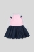 Childen's girls Dress with deco patch of front