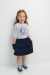 Childen's girls dress with sequins+print