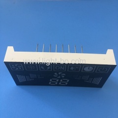 Custom design multicolour big size 7 segment led display module for air conditioner