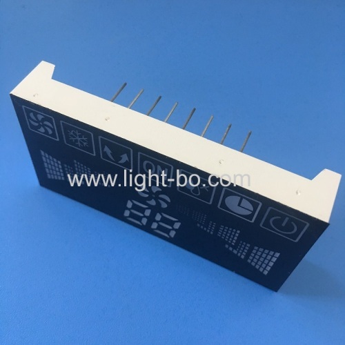 Custom design multicolour big size 7 segment led display module for air conditioner