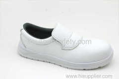 AX06032 white safety leather upper