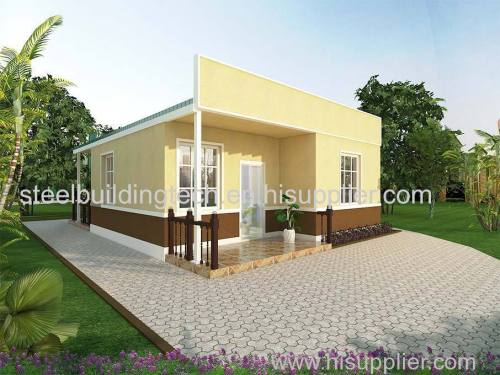 3E prefab house-two bedrooms Energy conservation