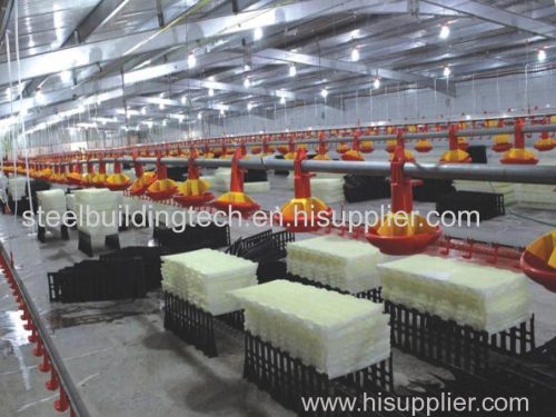 Prefabricated Steel Structure Broiler House for Poultry Shed Cage Layer Chicken House china Broiler Chicken House