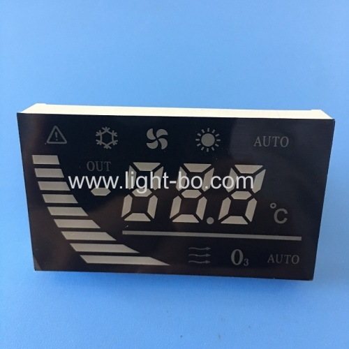 Customized 7 Segment LED Display Module for Automotive Instrument Panel