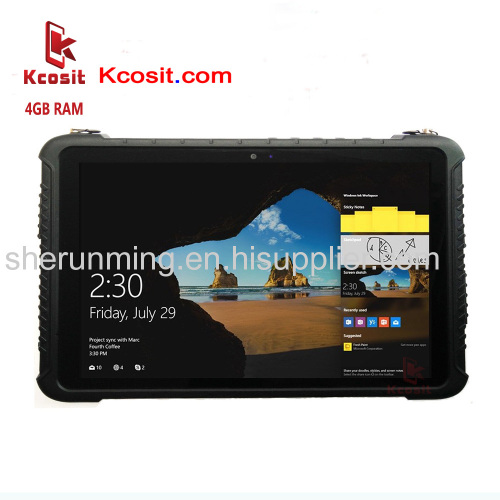 Industrial Computer Military K16H Rugged Windows 10 Tablet PC 4GB RAM 64GB ROM IP67 Waterproof 10.1  GPS 4G Fingerprint 