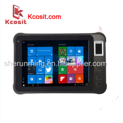 Rugged Windows Tablet PC Fingerprint Reader Handheld UHF RFID IP67 Waterproof 7" 1280x800 HDMI 2D Barcode Scanner PDA