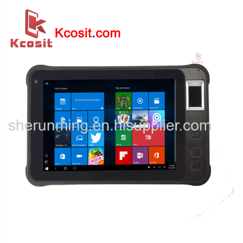 Rugged Windows Tablet PC Fingerprint Reader  Handheld UHF RFID IP67 Waterproof 7  1280x800 HDMI 2D Barcode Scanner PDA