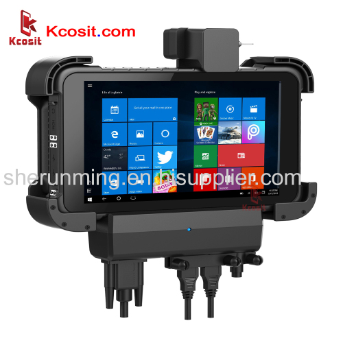  Rugged Windows 10 Tablet PC Pro Computer RS232 USB IP67 Extrem Waterproof 8  phablet USB2.0 Gps Forklift Driver