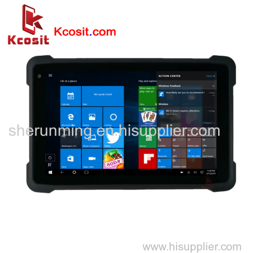 Rugged Windows 10 home Tablet PC Mobile 8" Quad Core Z8350 Cpu Wifi 3G 2GB RAM 32GB ROM IP67 Waterproof OTG GPS PDA