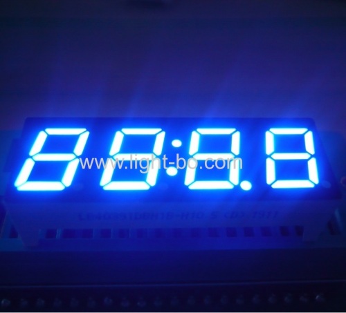 High bright blue 0.39 4 Digit 7 Segment LED Clock display for home appliances