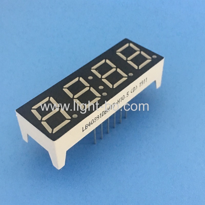 High bright blue 0.39" 4 Digit 7 Segment LED Clock display for home appliances