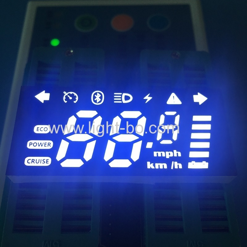 Ultraweißes 7-Segment-LED-Anzeigemodul für Elektroroller nach Maß