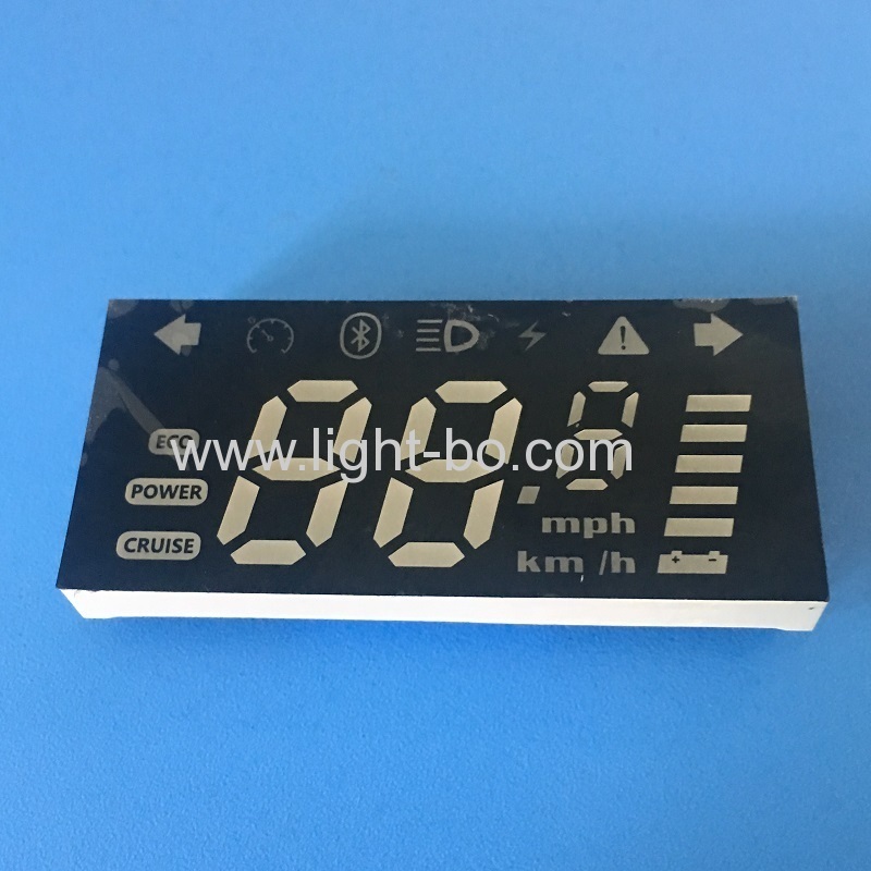 Ultraweißes 7-Segment-LED-Anzeigemodul für Elektroroller nach Maß