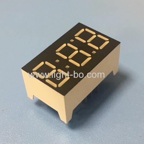 Super bright red 0.36 Triple digit 7 segment led display common cathode for home appliances