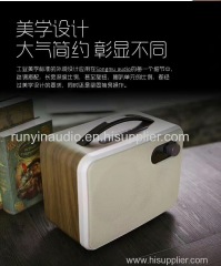 Super Loud Multi-function Wireless wooden Mini Music Portable Bluetooth Speaker