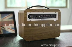 Super Loud Multi-function Wireless wooden Mini Music Portable Bluetooth Speaker