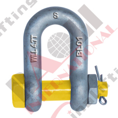 GRADE S DEE SHACKLE WITH SAFETY PINS AS2741 20948 20949 20950 20951
