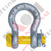 GRADE S BOW SHACKLE WITH SAFETY PINS AS2741 20968 20969 20970 20971 20972