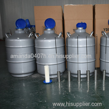 Artificial insemination liquid nitrogen semen container for sperm collection and frozen