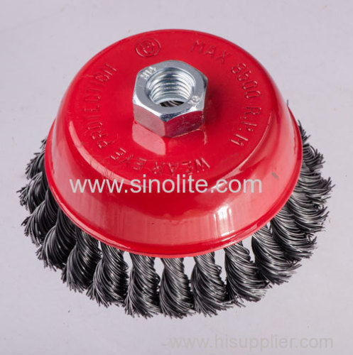 Twist Wire Cup Brush 65mm 75mm 85mm 100mm 125mm 150mm