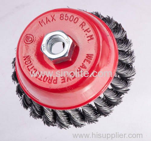 Twist Wire Cup Brush 65mm 75mm 85mm 100mm 125mm 150mm