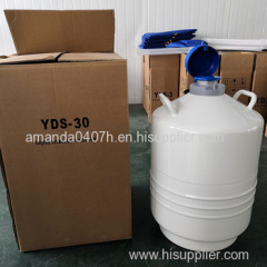 YDS-30 liquid nitrogen tanque de acero inoxidable tank used for storing liquid nitrogen